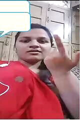Aroused Indian woman displays her breasts and vagina in a video chat | desi girl horny